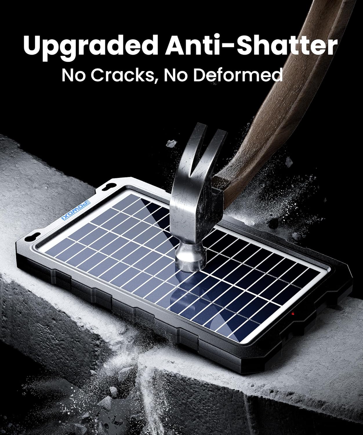 POWOXI Upgraded 7.5W-Solar-Battery-Trickle-Charger-Maintainer-12V Portable Waterproof Solar Panel Trickle Charging Kit for Car, Automotive, Motorcycle, Boat, Marine, RV,Trailer, Snowmobile, etc. - Image 7